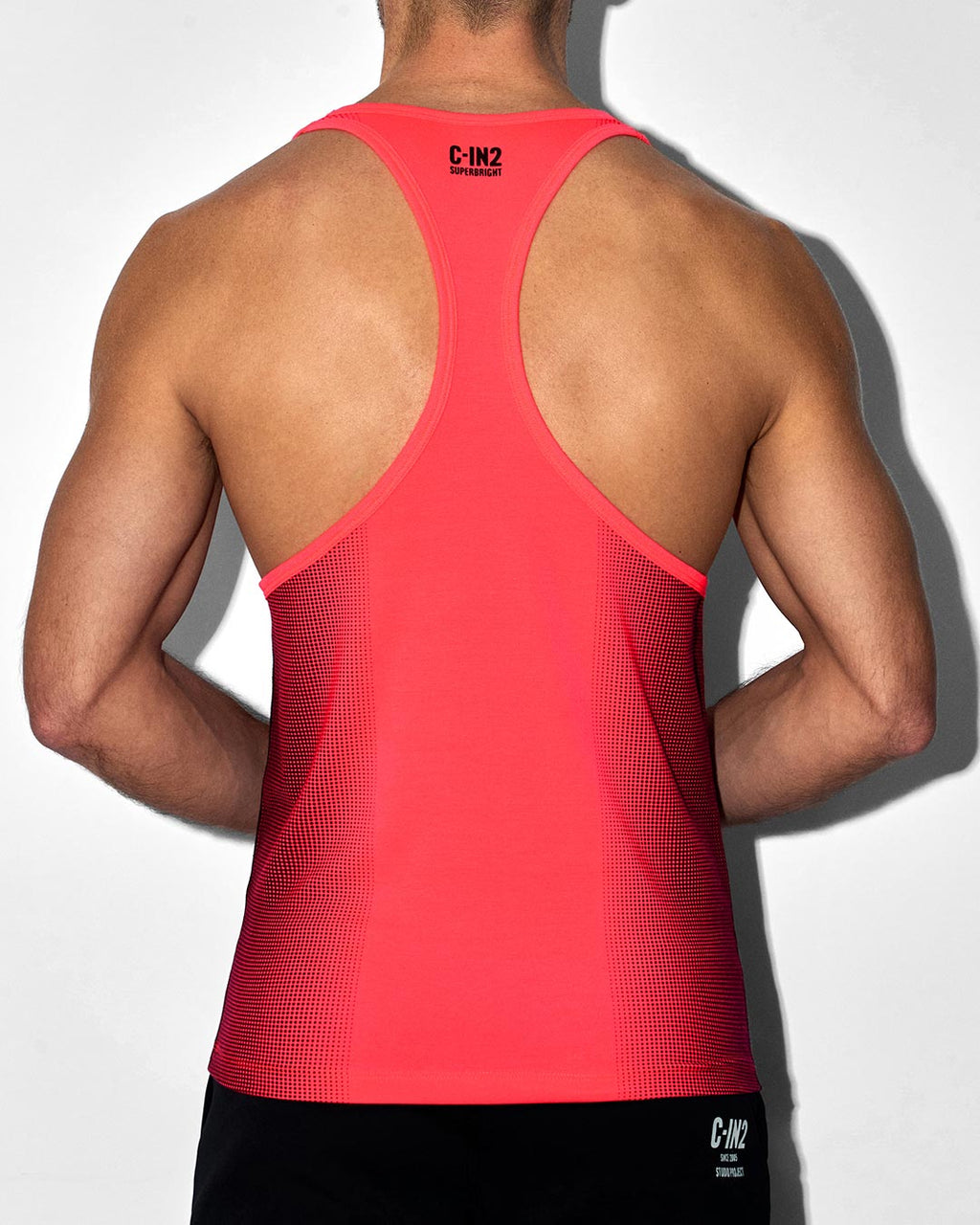 Super Bright Racerback Tank Neon Red