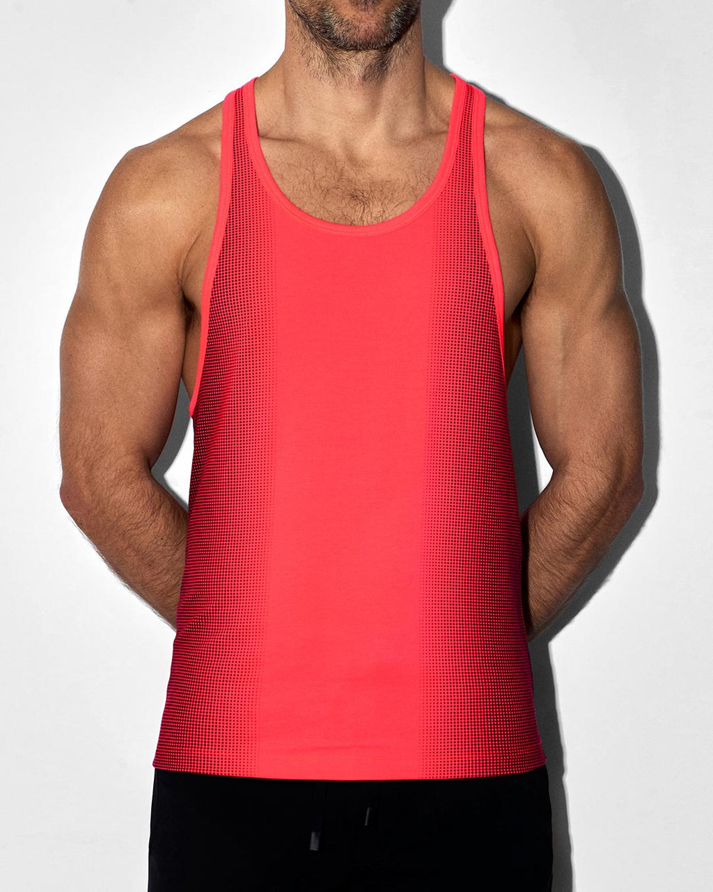 Super Bright Racerback Tank Neon Red