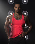 Super Bright Racerback Tank Neon Red