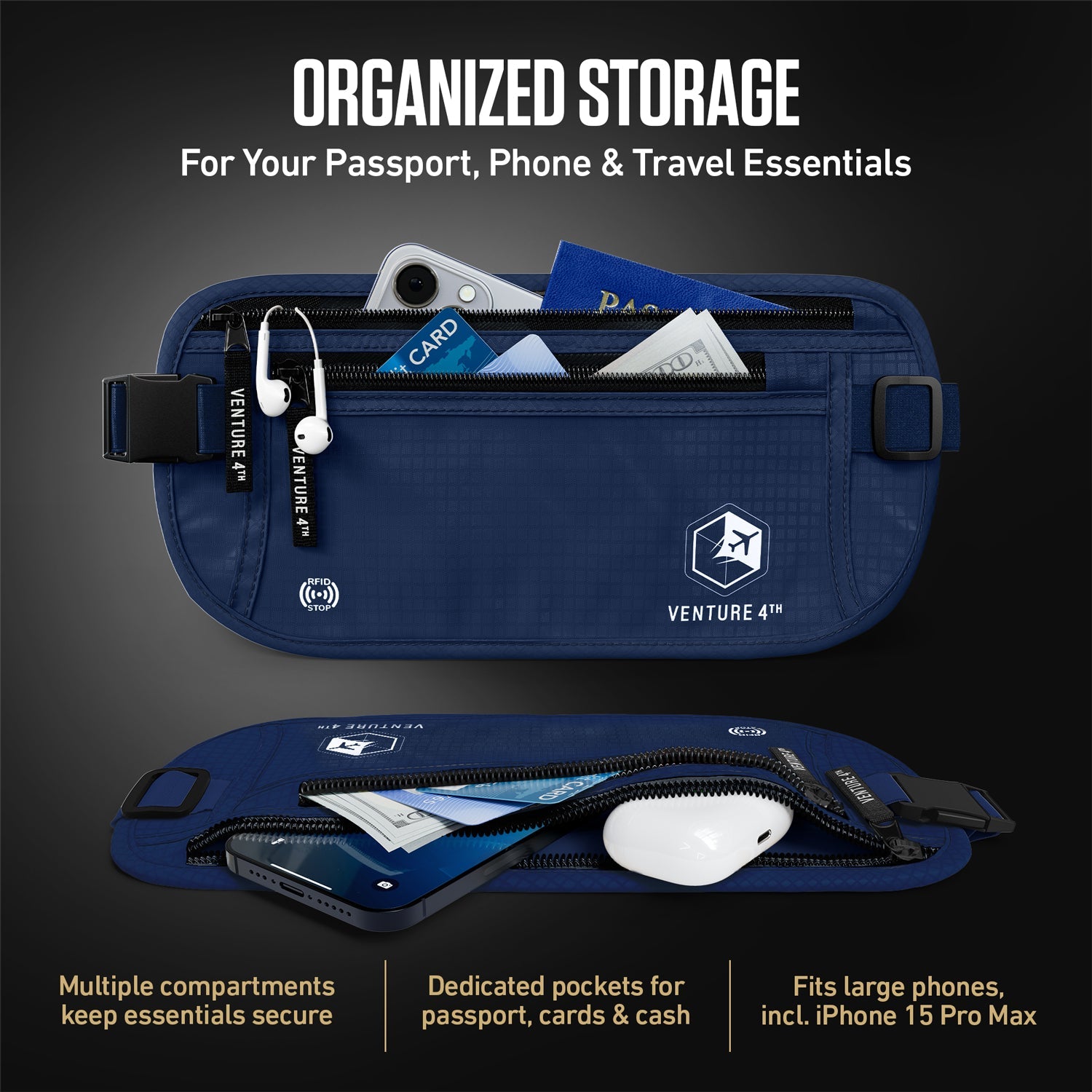 RFID Safe Money Belt